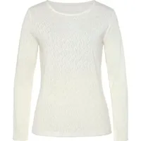 VIVANCE Langarmshirt Damen crme Gr.48/50