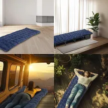 Semptec Feldbettauflage XL Dunkelblau