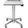 Ergotron LearnFit mobiler Stehpult, rollender Laptop-Sitz-Steh-Schreibtisch – hoch, grau