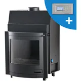 Aquaflam 25 Panorama Wasserführender Kamineinsatz 25 kW Automatic-Steuerung
