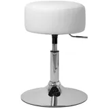 ML-Design Sitzhocker Kunstleder 39 x 65 x 39 cm Weiß
