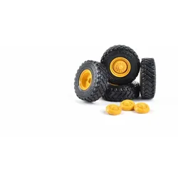 Michelin 20.5R25 XHA2 Reifenset 4 Stück Modell von AT Collections 1:32