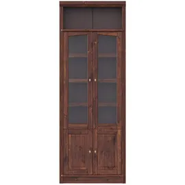 OTTO home Vitrine Soeren 80 x 29 x 220 cm Braun