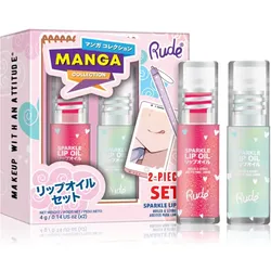 Rude Cosmetics Manga Collection Lippenset Watermelon And Mint Duo 2x2 g