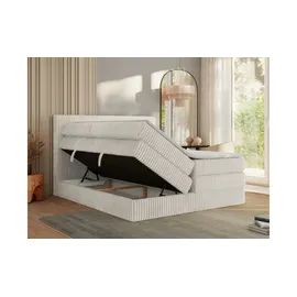 MKS Meble Tiliano King 140 x 200 cm H3 Beige