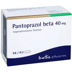 PANTOPRAZOL beta 40 mg magensaftres.Tabletten 98 St