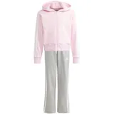 adidas Girl's ESSENTIALS TRACKSUIT, clear pink/white, 14-15 Years