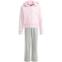 adidas Girl's ESSENTIALS TRACKSUIT, clear pink/white, 14-15 Years