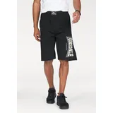 Lonsdale Sweatshorts LONSDALE "LOGO JAM", Herren, Gr. XL (56/58), N-Gr, schwarz, Obermaterial: 100% Baumwolle, unifarben, bequem knielang, Hosen Sweatshorts, mit seitlichen Eingrifftaschen, aus Baumwolle, bequeme Passform, Topseller