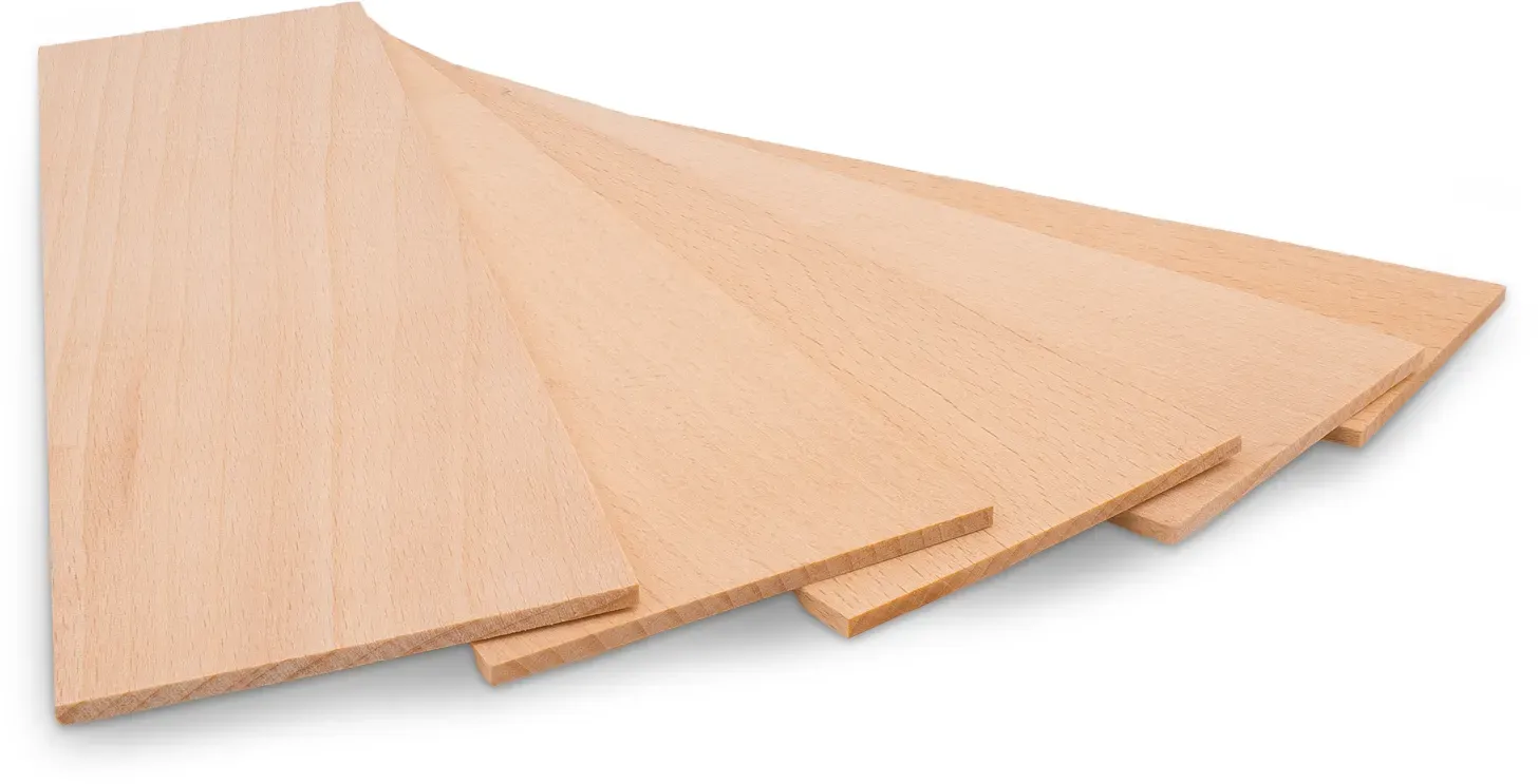 Metrie | Bh258A Bastelbrett Buchenholz | 258 x 70 x 3 mm