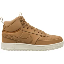 Sneaker NIKE SPORTSWEAR "COURT VISION MID WINTER", Gr. 45, gelb (elemental, gold, elemental, gold, sail), Leder, Synthetik, sportlich, Schuhe