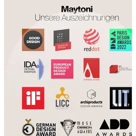 maytoni gmbh Außenleuchte Aluminium Ø66mm IP65 3W schwarz