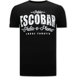 Local Fanatic  T-Shirt Escobar Pablo  in Schwarz, EU XS