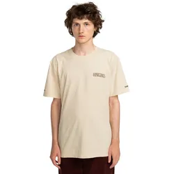 T-Shirt ELEMENT "Nature Calls x Element Spiral", Herren, Gr. L, beige (parchment), 100% Baumwolle, Kurzarm, Shirts