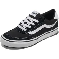 Vans Damen, Brooklyn Ls Sneaker, Suede/Canvas Black/White, 37 EU
