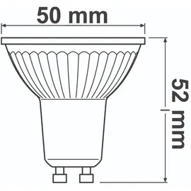 Osram LED GU10 4,5W ° 4.5 W/3000 K GU10 in 5-Pack