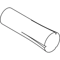 Industrial Quality Supplies ISO 8745 Passkerbstift, ST 6x45 HP