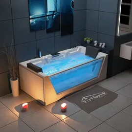 Tronitechnik MYKONOS Whirlpoolbadewanne 180 x 88 cm (UBA147ARA2V-01)