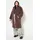 Studio Untold Damen große Größen Übergrößen Plus Size Teddy-Steppmantel, Straight Shape, Nylon-Schulter Dunkelbraun 50+ 834785341-50+ - 50-52