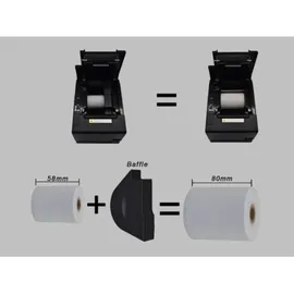 Equip Thermodrucker 58/80mm USB/Bluetooth/WiFi/+ schwarz