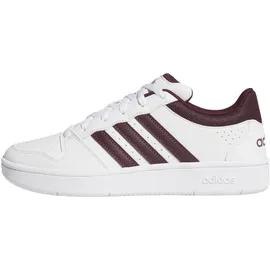 adidas Hoops Classic Cloud White/Maroon 42 2/3