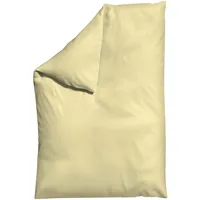 Schlafgut Bettdeckenbezug, Gelb, Uni, 135-140x200 cm Textiles Vertrauen -