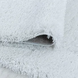 Ayyildiz Teppiche Fluffy 3500 Hochflorteppich Ø 120 cm weiß