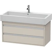 Duravit Waschtischunterschrank 2 Auszüge 95 x 48 x 44 cm Taupe Matt