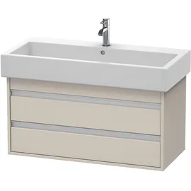 Duravit Waschtischunterschrank 2 Auszüge 95 x 48 x 44 cm Taupe Matt