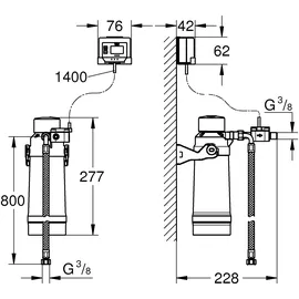 Grohe Red Filter mit Filterkopf und Durchflussmessgerät, 40438001