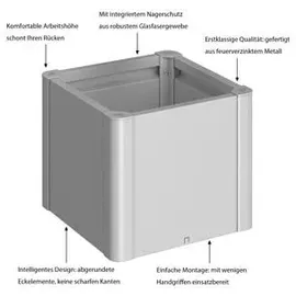 Biohort Belvedere Mini 50 53 x 53 x 45 cm silber metallic