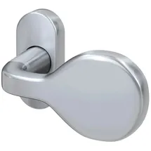 BASI Schmalrahmen-Knopf Silber 8 mm