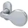 BASI Schmalrahmen-Knopf Silber 8 mm