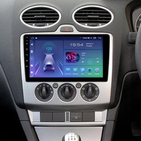ACAVICA 9 Zoll Android Autoradio für Ford Fiesta MK5 Focus MK2 Transit Kuga C-Max S-Max Galaxy Wireless Carplay Autoradio Bluetooth Navegador GPS Navi SWC WiFi (EIN Autoradio für Ford Fiesta)