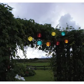 STAR LED-Solarlichterkette Ball 2,7 m Cool Weiß