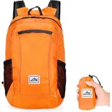 Leichte tragbare faltbare rucksack wasserdichte rucksack falttasche ultraleicht outdoor pack fš1r frauen m?nner reisen wandern - Orange