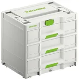 Festool Systainer Sortainer3 SYS3-SORT/3 M 337  grau 39,6 x 29,6 x 33,0 cm