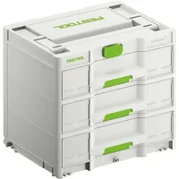 Festool Systainer Sortainer3 SYS3-SORT/3 M 337  grau 39,6 x 29,6 x 33,0 cm