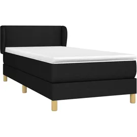 vidaXL Boxspringbett 100 x 200 cm Schwarz