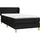 vidaXL Boxspringbett 100 x 200 cm Schwarz