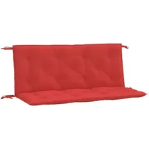 vidaXL Bankauflage 120 x 50 x 7 cm rot 2 St.