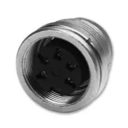 Amphenol T 3638 000, 3 A, 150 V, Gerade, Weiblich, Silber, IP40