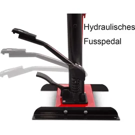 BITUXX 3T KFZ Werkzeug Hydraulischer Federspanner Federbeinspanner Federbein Spanner Rot