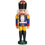 Seiffener Volkskunst eG Nussknacker König 29 cm blau