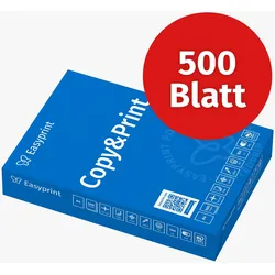 Easyprint Druckerpapier Kopierpapier 500 Blatt (1x500) DIN A4 Premium Hochweiß CIE 160 PEFC Umweltzertifikat