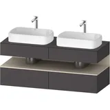 Duravit Waschtischunterschrank wandhängend „Qatego“ 140 × 60 × 55 cm