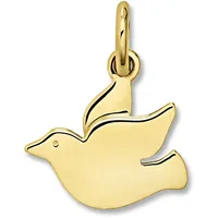 Kette mit Anhänger ONE ELEMENT "Schmuckset - Set mit Halskette Taube Anhänger aus 333 Gelbgold", gold, Halsketten, Damen, Gelbgold 333 Gold, Gelbgold 333, Gold