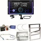 JVC KW-DB95BT Bluetooth DAB USB Einbauset für Opel Signum Corsa C Tigra Twintop
