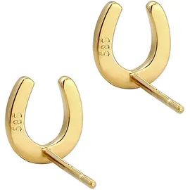 ELLI PREMIUM Ohrstecker Hufeisen Gelbgold 585 onesize
