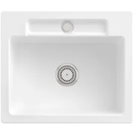 Villeroy & Boch Siluet 60 S stone white + Handbetätigung